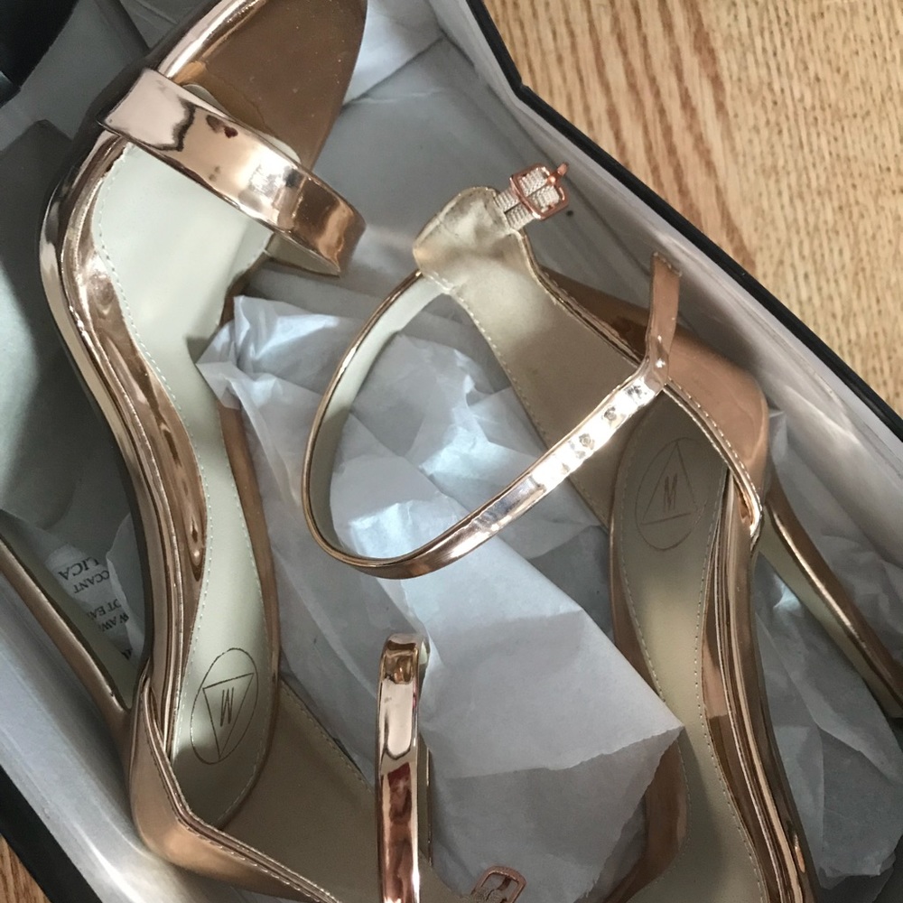 gold heels